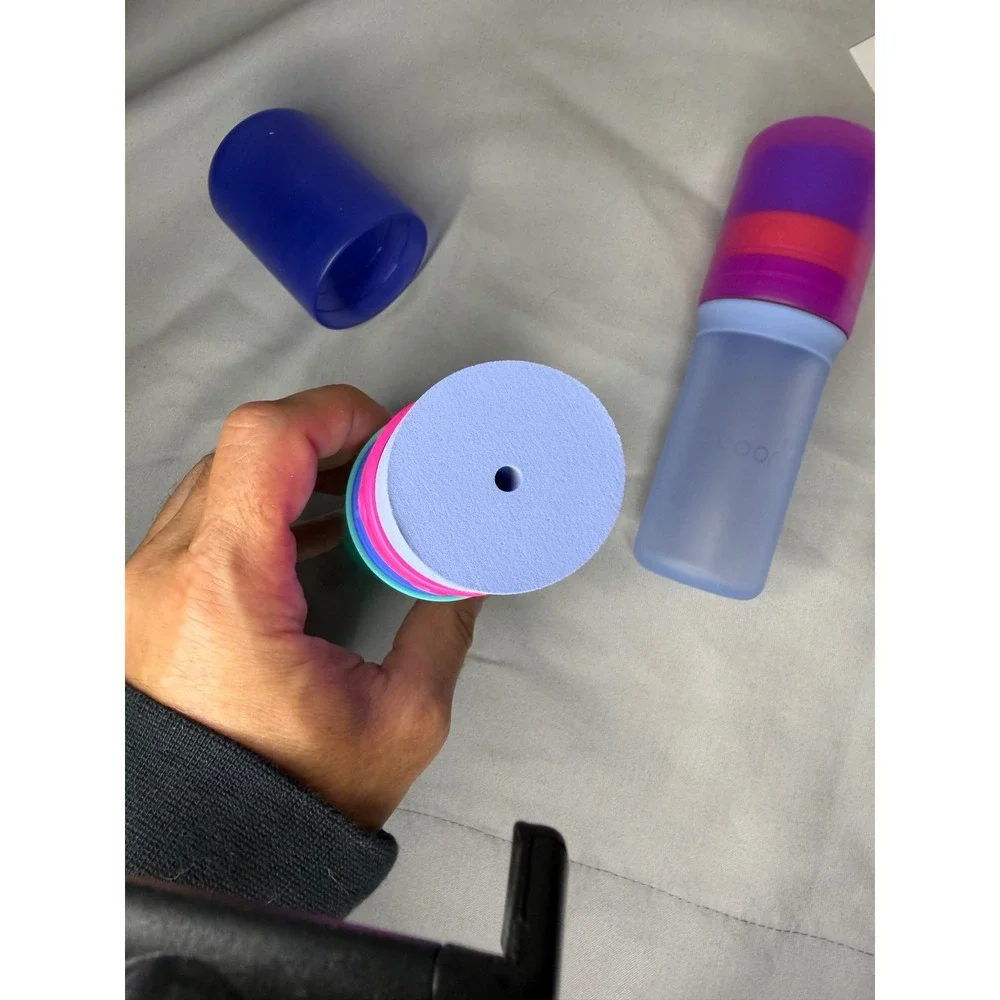 Boon YUVI Sunscreen Applicator 2-Pack Mess Free Silicone Refillable Travel Set